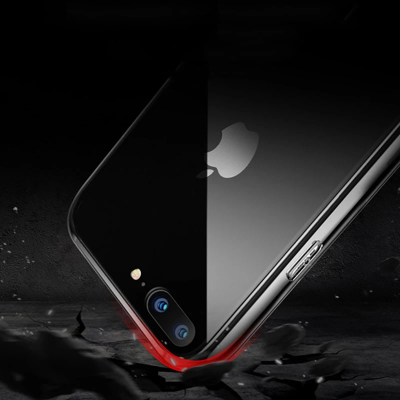 Tenwow прозрачный антидетонационных чехол для iPhone X 6s 7 Plus 8 телефон силиконовый XS XR MAX