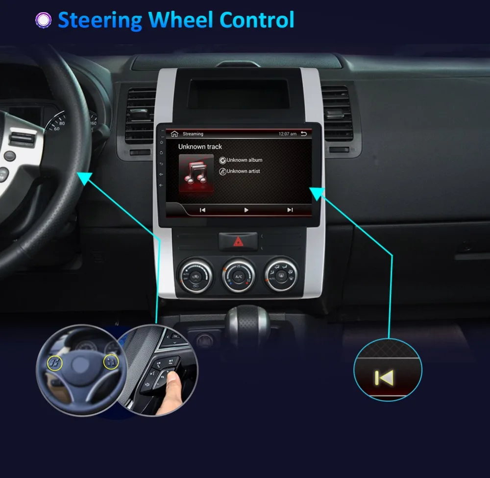 Автомагнитола PX6 4 Гб + 64 ГБ мультимедийный плеер с GPS навигацией Android 10 0 для Nissan X