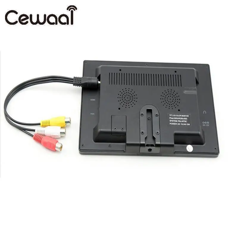 7 &quot/9&quot/10 1 &quotHD CCTV камера LCD PC жидкокристаллический дисплей AV/VGA/HDMI 1024x600 вход экран