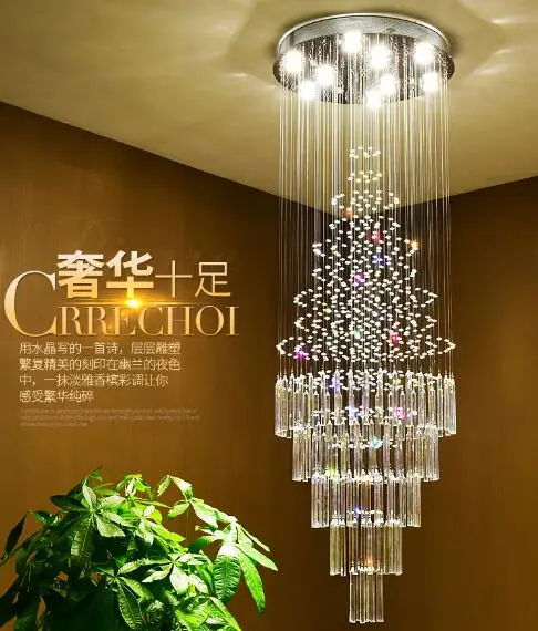 T большой круглый подвесной светильник для гостиничного центра инженерный дом