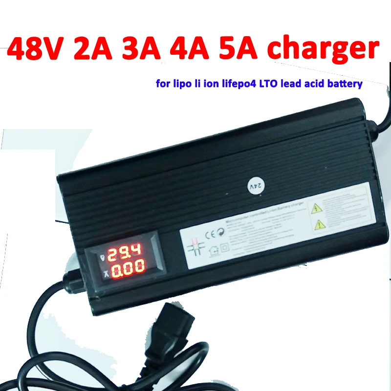60 v 12A литий ионный Lifepo4 LTO 2A 3A 4A 5A 6A 7A 8A 10A 11A регулируемый ток умное устройство для