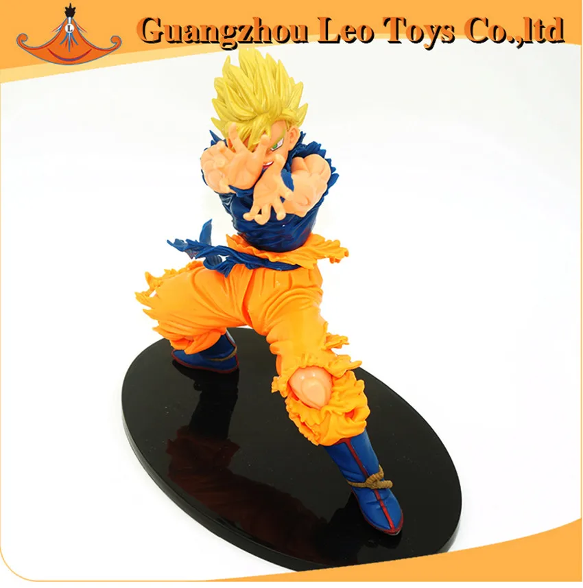 LEO игрушки 18 см Dragon Ball Z Budokai Сон Гоку Gokou Супер Saiyan ПВХ фигурку Модель | Игрушки и