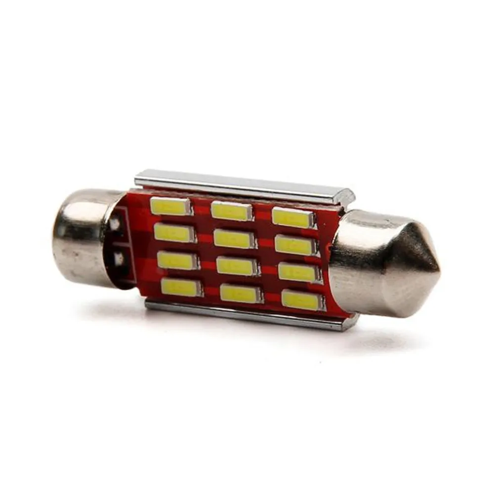 39 мм 4014 SMD 12 Светодиодный светильник Canbus без ошибок Festoon светодиодный