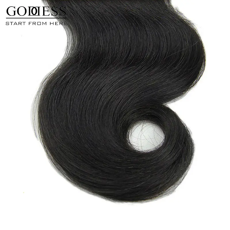 Уха До Кружева Фронтальная Закрытие С Пучками Бразильские Волосы Девственницы