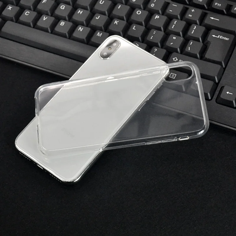 LOLEDE Мягкий ТПУ чехол для iPhone 7 XS Max прозрачные тонкие чехлы MAX XR X PLUS 8 6 S Чехол