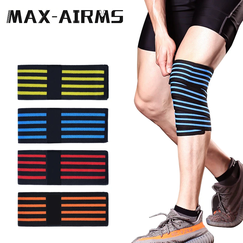 Maxairms 1 шт. наколенники для мужчин фитнес тяжелая атлетика спортивный коленный бандаж приседания, тренировка для мужчин t аксессуары для тренажерного зала