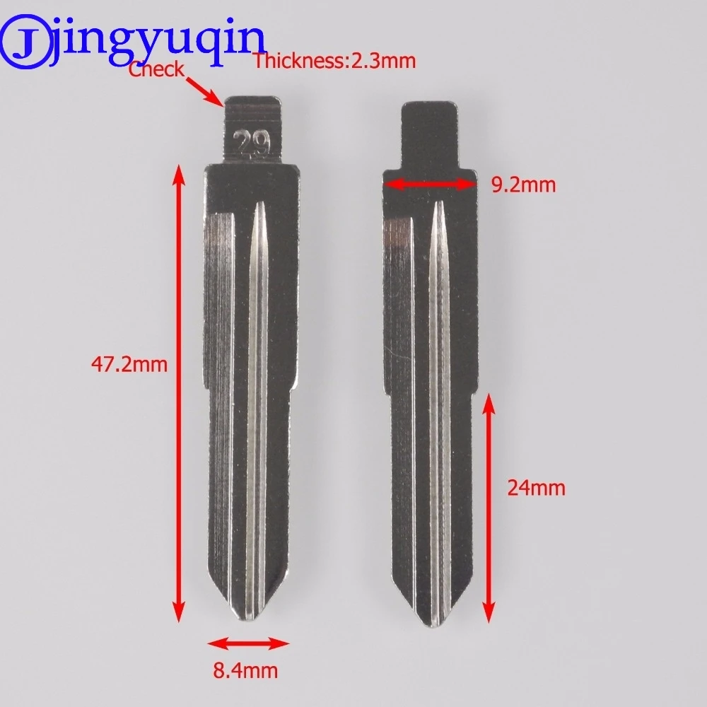 Jingyuqin #29 1p Uncut Metal NO.15 KD/VVDI удаленное лезвие для ключа автомобиля HYN11 Hyundai Sotana |