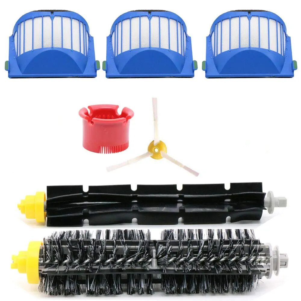 6pcs kit Комплект аксессуаров для iRobot Roomba пылесос 600 серии 690 680 660 651 650& 500 серии - Цвет: 6pcs kit