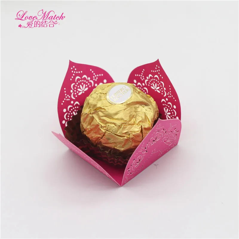 Love Match 50 шт. лазерная резка конфетная коробка свадебные сувениры и подарки