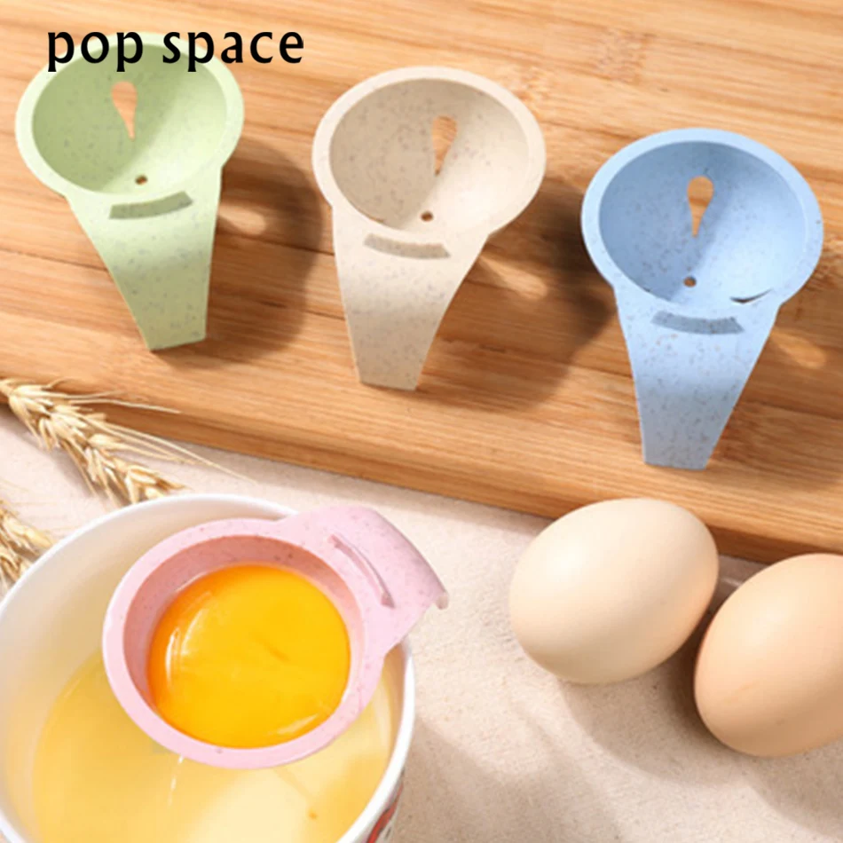 Pop пространство Мини Яичный желток 3 цвета сепаратор с Силиконовый Держатель