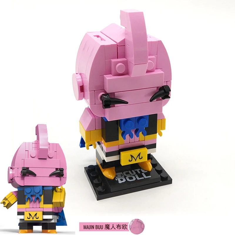 Decool Brickheadz Dragon Ball Z Супергерои Железный человек Marvel Супергерои фигурки Бэтмена строительные блоки кирпичи головы игрушки