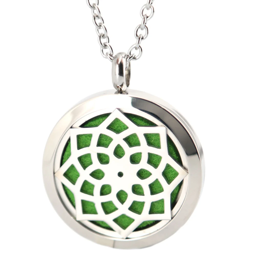 10 шт. Круглый Серебряный цветок лотоса 30 мм открывающийся Магнитный нержавеющий