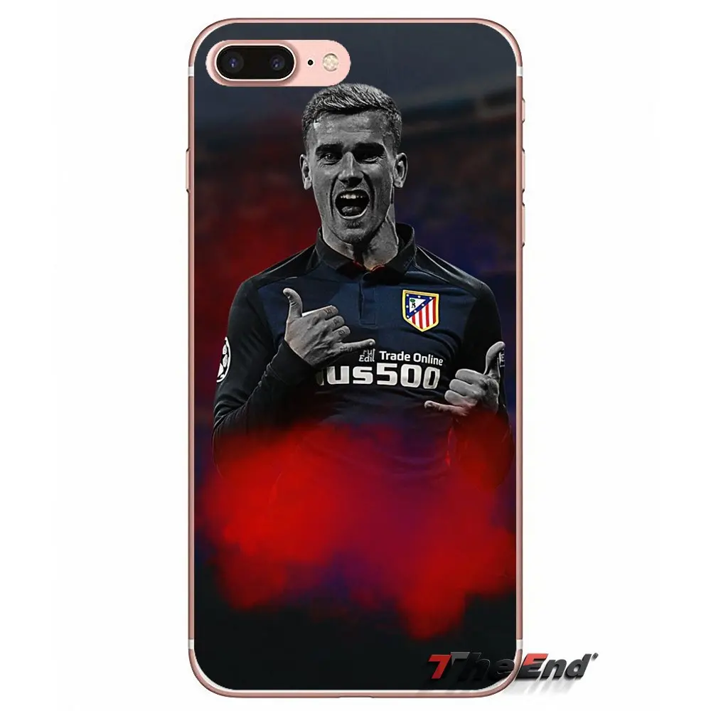Антуан Гризманн Франция футбол мягкий чехол для Apple iPhone X 4 4S 5 5S SE 5C 6 6S 7 8 Plus 6Plus 7plus