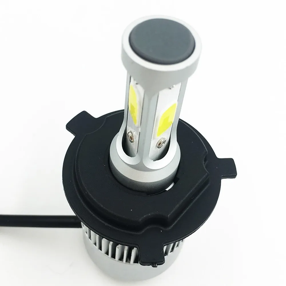 2 шт. автомобильные светодиодсветодиодный лампы S2 H4 72 Вт 6500 лм|led headlight kit|headlight kith4