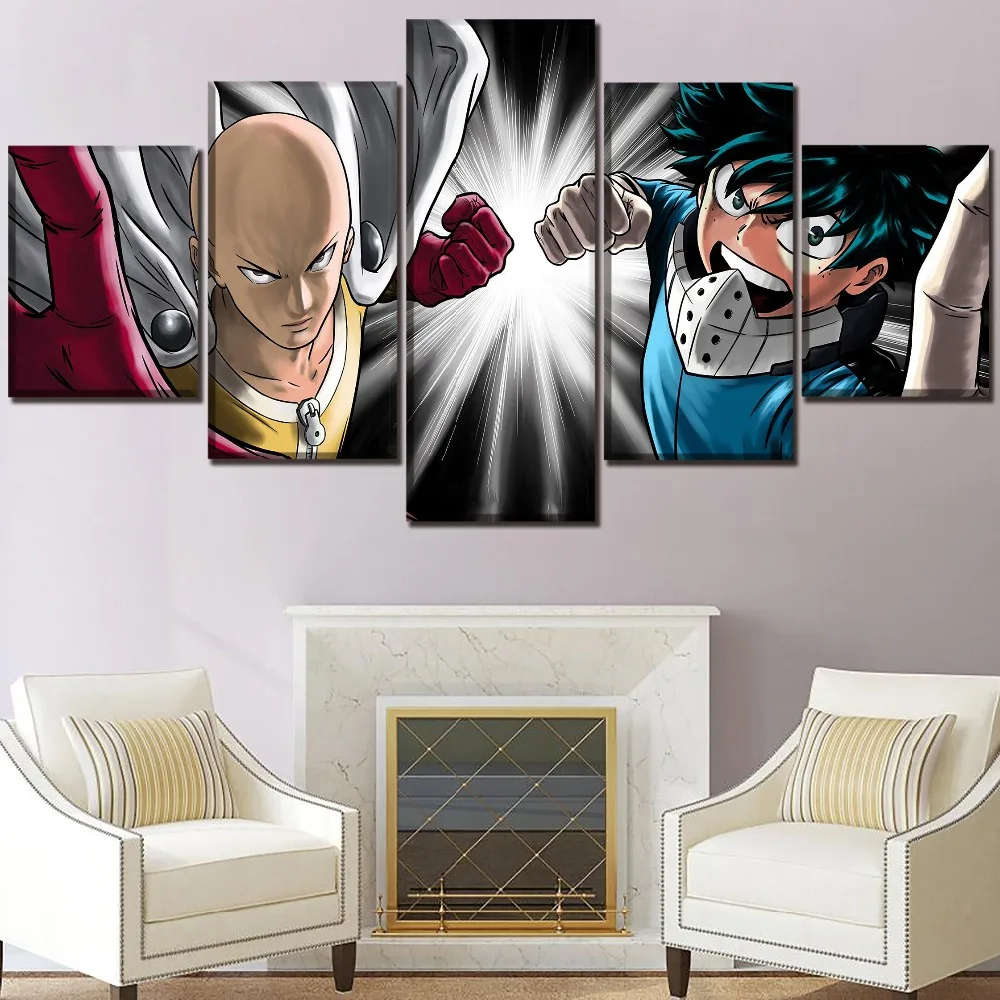 ONE PUNCH MAN аниме HD печать картина 5 шт. холст искусство современный декор домашний
