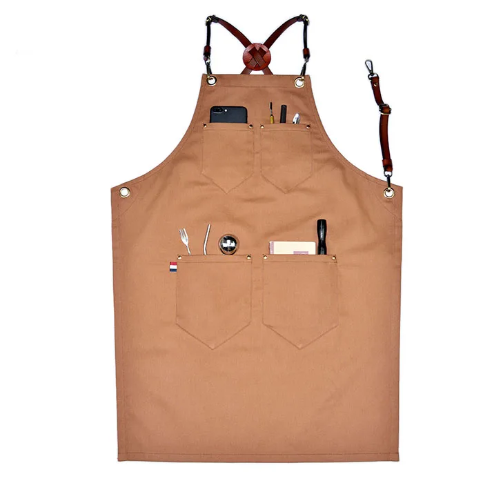 

Color Cowboy Denim Apron Barista Barber Restaurant Waitress Work Floral Aprons