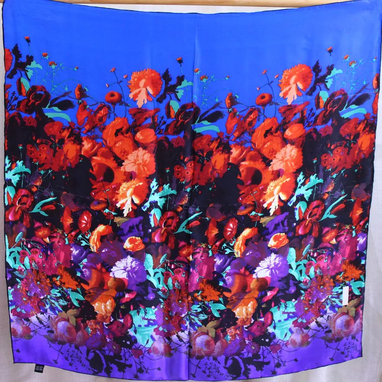 Capuchin Cat Print Women's Scarf New Fashion Cartoon Square Scarves Shawls Neck Wear Scarfs Accessory Beach Cloth 88x88cm FJ133 |