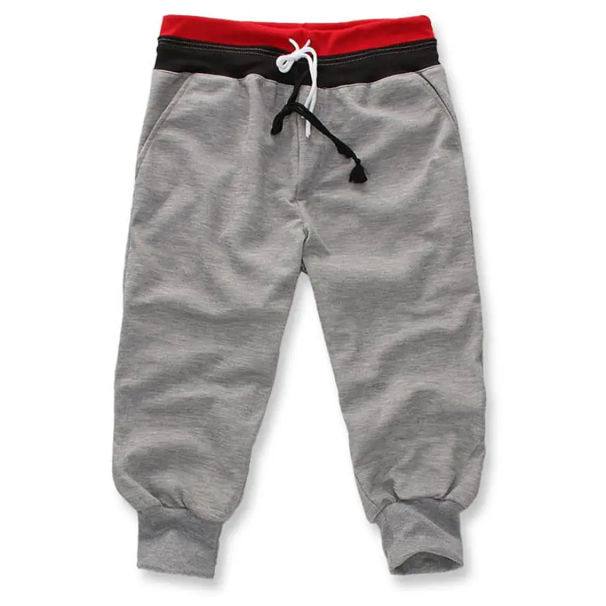 Повседневные мужские свободные штаны на плоской подошве спортивные шаровары для