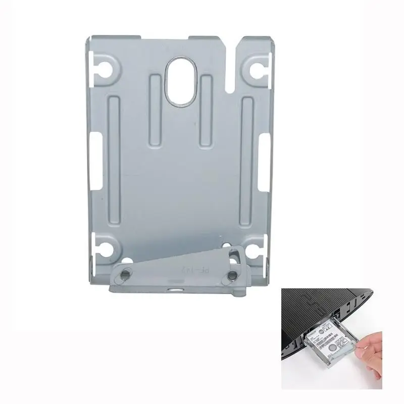 

Internal Aluminum Slim Hard Disk Drive HDD Mounting Bracket Holder Adapter Caddy + Screws For Sony PS3 CECH-400x Series