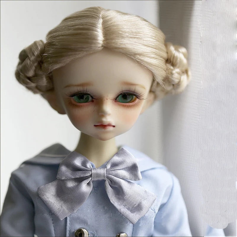 Bybrana BJD парик для 1/3 1/4 1/6 имитация мохера двойной пакет для кукол волос