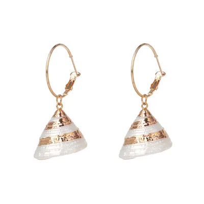 51889 Fashion snoops za новые жемчужные Заколки Морская раковина заколка для волос для женщин и девушек свадебные аксессуары - Окраска металла: 51889