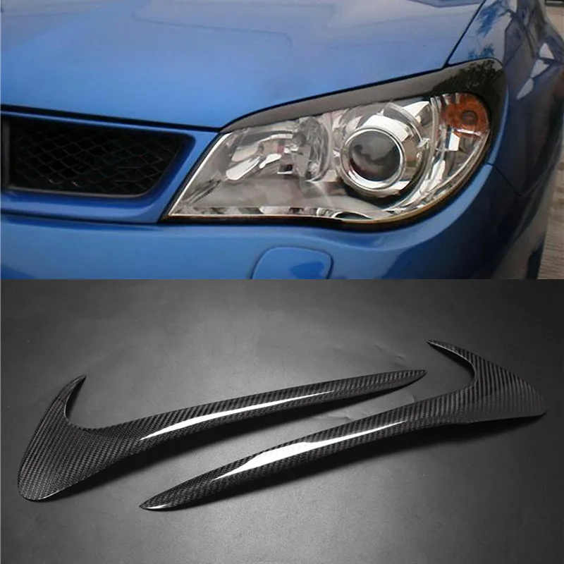 Наклейка для передней фары из углеродного волокна Subaru Impreza 2006 2013|Наклейки на