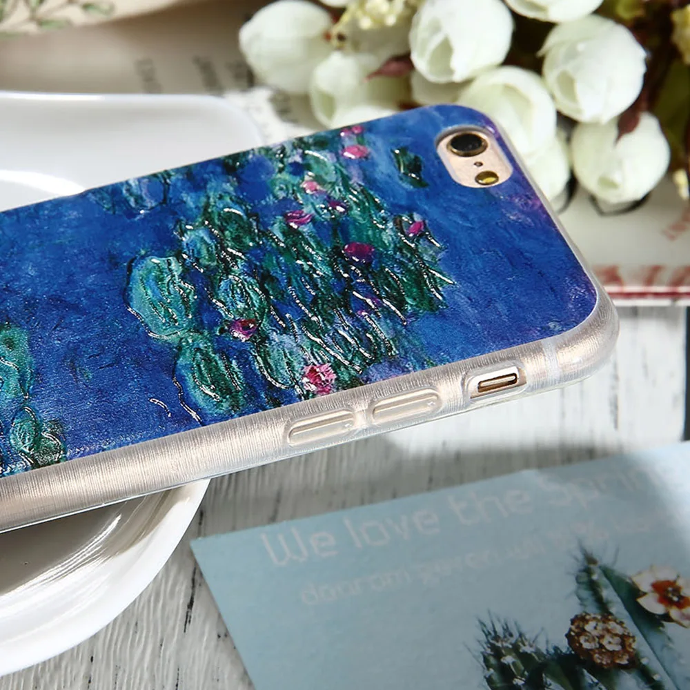 CASEIER 3D тиснение чехол для телефона iPhone 6 6s 7 8 Plus Мягкие силиконовые чехлы X 6S 5 5S SE Funda