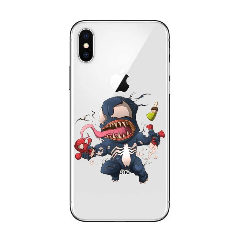 Новейший прозрачный мягкий силиконовый чехол для iPhone X 10 6 6S Plus 7 7Plus 8 8Plus 5 5S SE 5C |