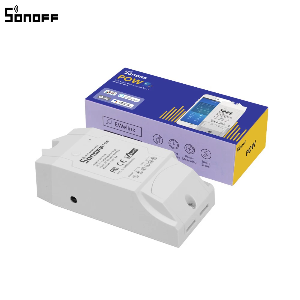 Умный Wi-Fi-датчик Sonoff Pow R2 с точным измерением мощности 15 А 3500 Вт | Электроника