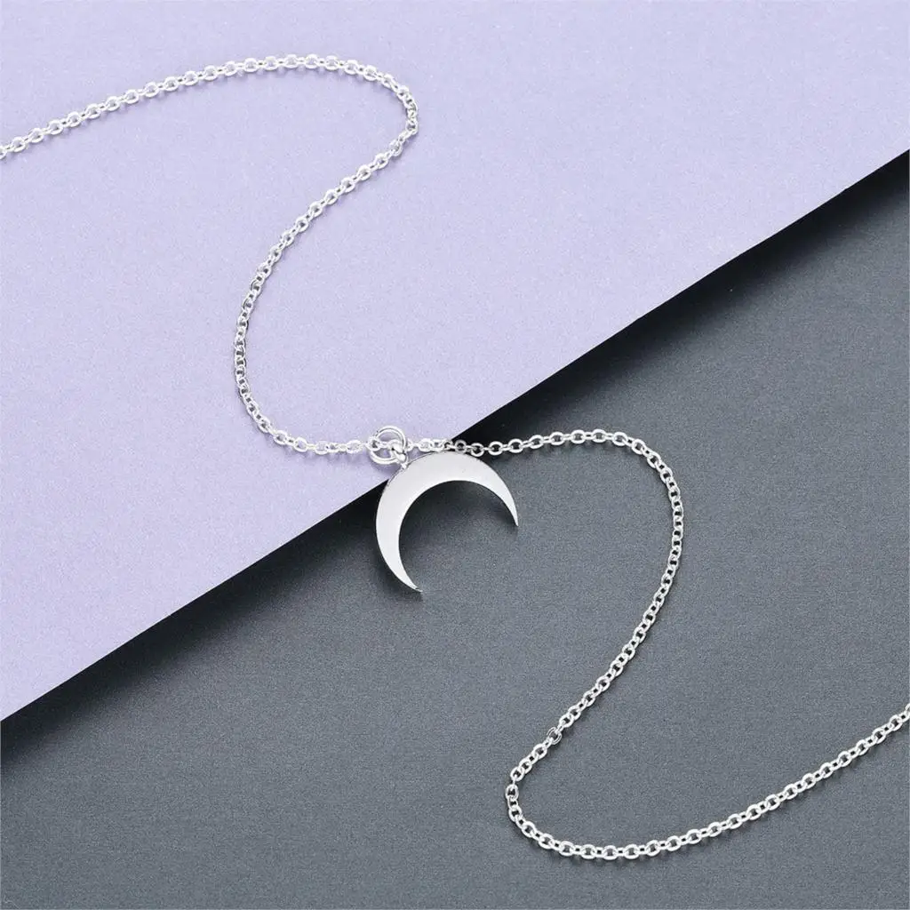 Cxwind модное ожерелье полумесяц подвеска в форме половины Луны для женщин Bijoux