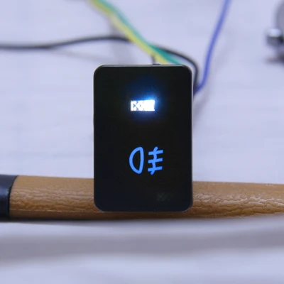 Автомобильный парковочный датчик комплект парковочный датчик Gps RecorderFog свет drl кнопка включения для T O YOTA highlander Camry Prius PRADO - Название цвета: Красный