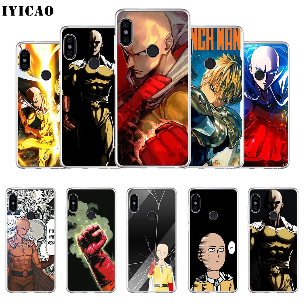 Мягкий силиконовый чехол для телефона IYICAO One Punch Man Saitama Xiaomi Mi 9 8 SE 6 A1 A2 Lite F1 MIX2S MIX3 TPU