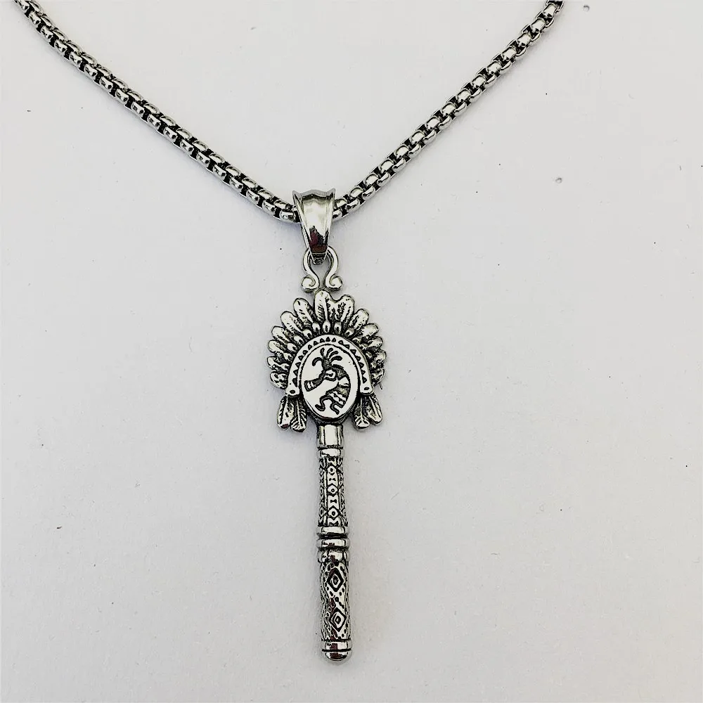 2018 крутая индийская подвеска Ганеша ожерелье для мужчин и женщин 316L Нержавеющая