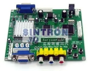 GBS 8200 видео конвертер CGA/EGA/YUV/RGB к VGA аркадный Jamma Game Monitor ЖК дисплею|rgb to vga|cga egaega vga |