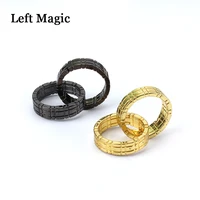 1set himber ring gold black color can choose magic tricks ring close up magic props