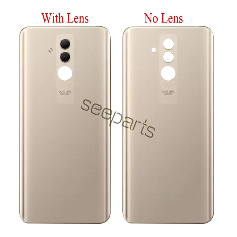 Для Huawei Mate 20 lite крышка батареи задняя дверь Корпус для Lite с камерой стеклянный
