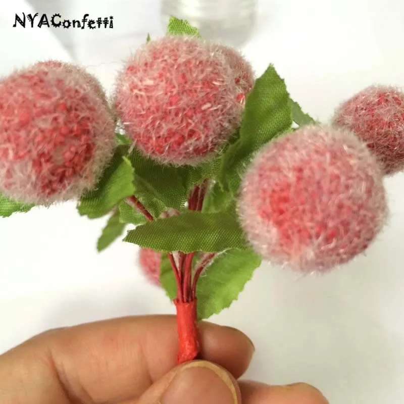 Фото Искусственная тычинка NYAC 120 шт. 1 5-2 см из пенопласта букет искусственных ягод Искусственная тычинка NYAC 120 шт. 1 5-2 см из пенопласта букет искусственных ягод