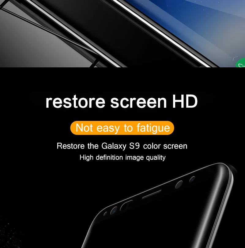 ESVNE 6D изогнутые края 9H защитный Стекло на Samsung Galaxy S8 стекло S9 Plus Screen Protector для самсунг S6 s7 из стекла