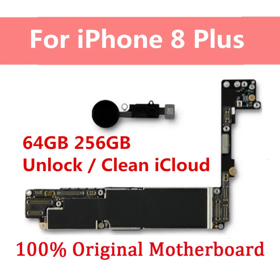 Разблокированная для iphone 8 Plus материнская плата разблокированная 5 дюймовая с/без