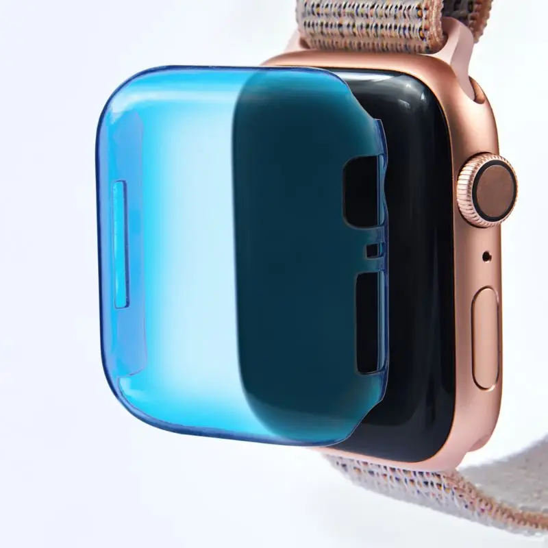 Защитная крышка для экрана Apple watch 40 мм 44 серия 4 шт прозрачный водостойкий