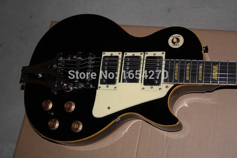 Бесплатная доставка!! высокое качество G США Black beauty 3 пикапы 1959 Электрогитары Bigsby