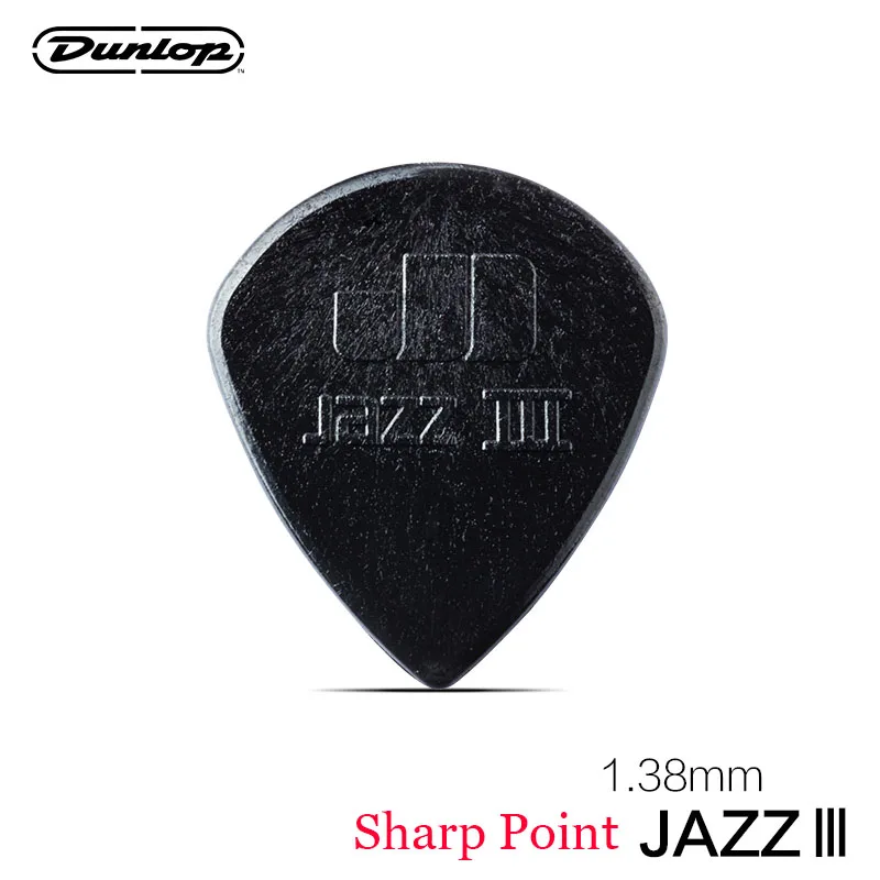 Black 1.38mm Sharp Нейлоновые медиаторы для гитары с острыми наконечниками ra Палочки набор в Палочки олова для Dunlop струны инструмента Аксессуары черный, красный 1,1/1,18/1,38 мм - Цвет: Black 1.38mm Sharp