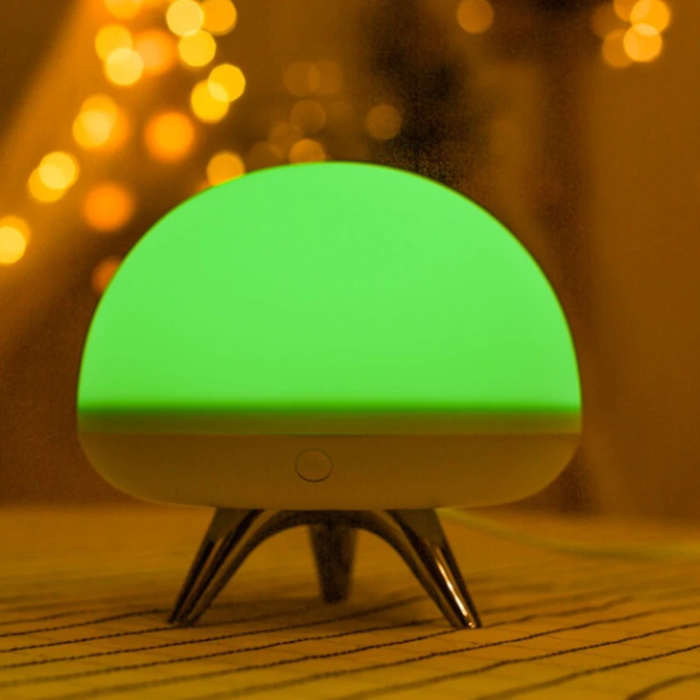 Ночник с сенсорным датчиком Светодиодный настольный светильник RGB со сменными