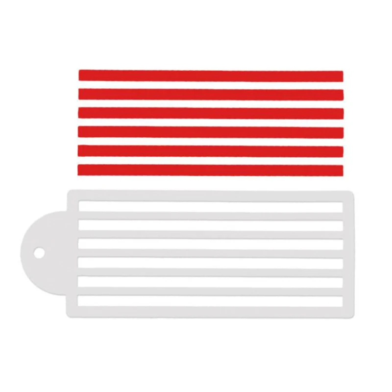 Пластик шаблон формы картина трафарет для украшения SLace рубец свадебный торт