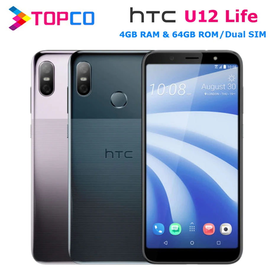 Оригинальный разблокированный мобильный телефон htc U12 Life 4G Android четыре ядра 6 0
