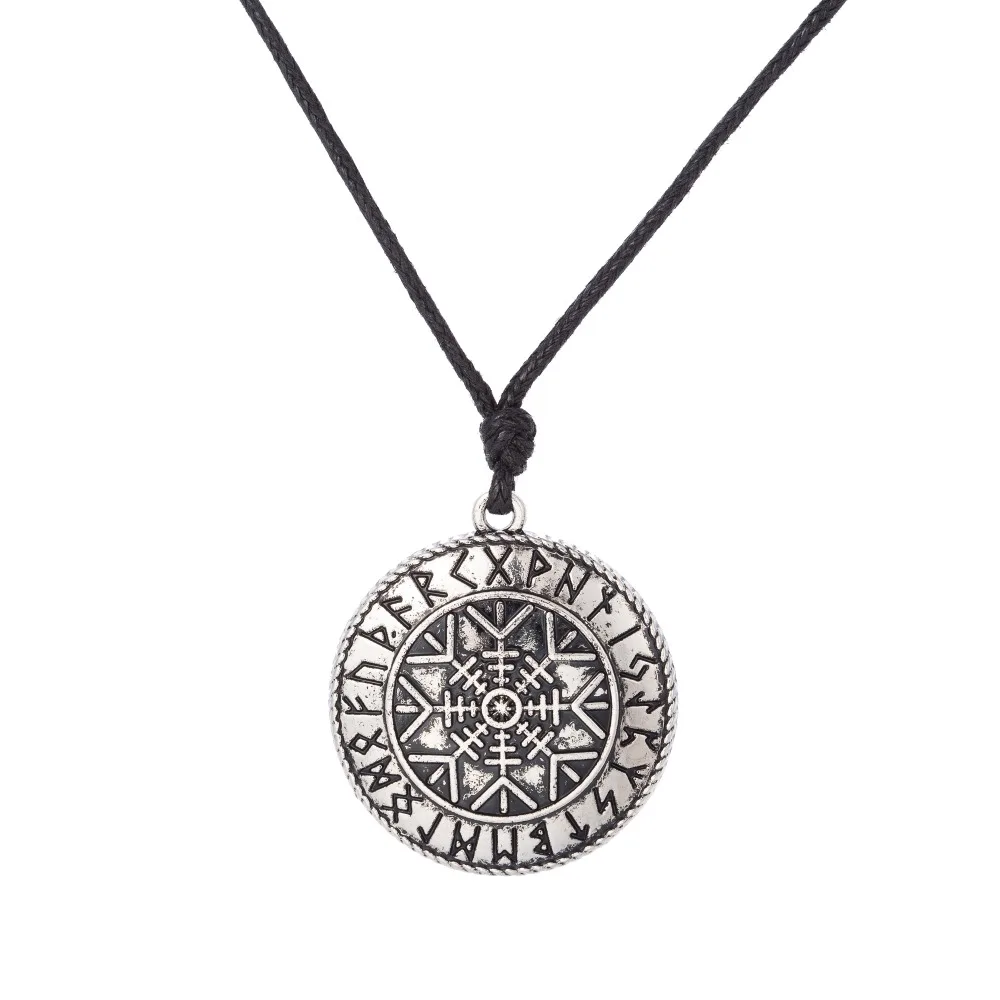 Мужское колье с кулоном в стиле викингов кулон Talisman Asatru Pagan|helm of awe|men pendantpendant men |