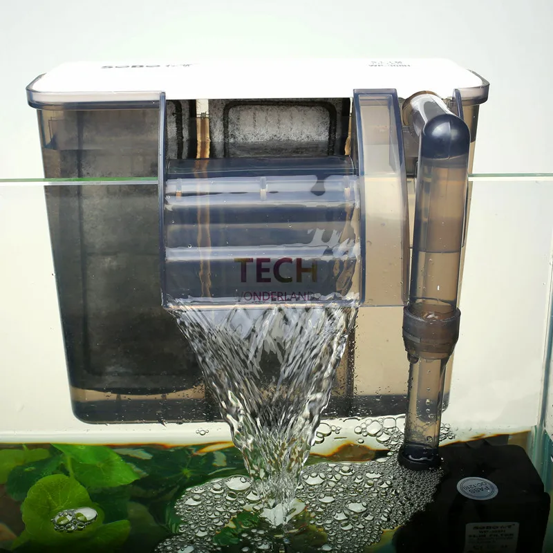 

SOBO WP-308H/408H/508H Hang On External Filter 220-240V 5.8W 6W 6.8W For Aquarium Fish Tank High Quality