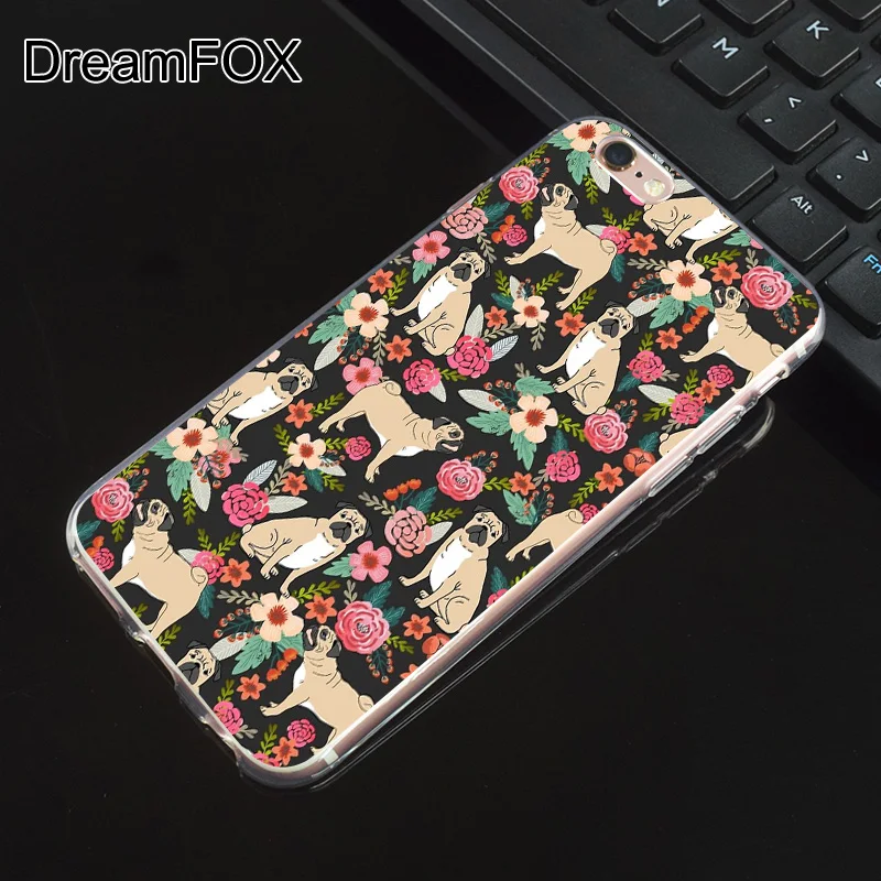 DREAMFOX N119 с милой собачкой Мягкий ТПУ силиконовый чехол для Apple iPhone XR XS Max 8X7 6 S Plus 5 5S SE