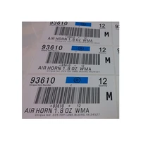 custom high temperature resistant adhesive electronic products label waterproof power source sticker label