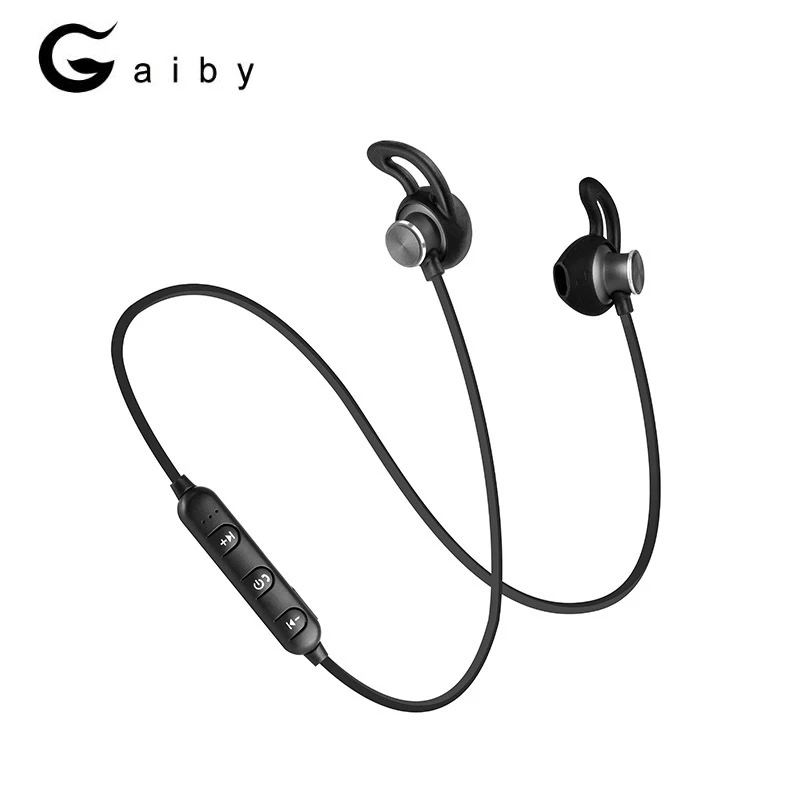 Black Новейшие Магнитные притяжения беспроводные наушники Bluetooth 5,0 наушники бас стерео шейным ремешком спортивные наушники Auriculare на все телефоны - Цвет: Black